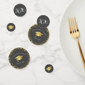 Grey and Gold Graduation Confetti (Groep)