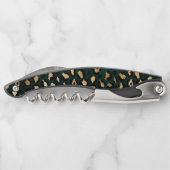 Grey and Gold Jaguar Bridesmaid Corkschroef Kurkentrekker (Achterkant)