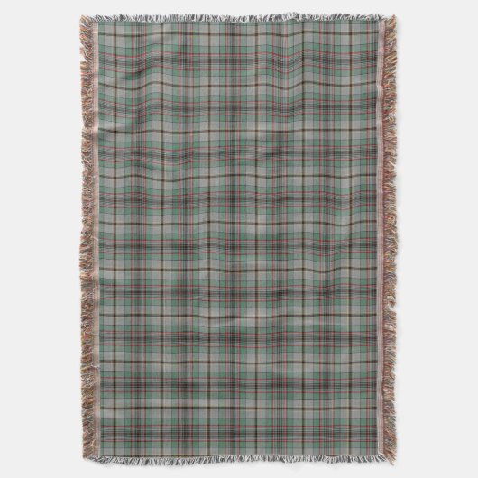 Grey and Green Clan Craig Scottish Pset Deken (Voorkant Verticaal)