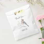 Grey and Peach Vrouw Kardinaal Generiek | Bedankzakje (Gezegeld)