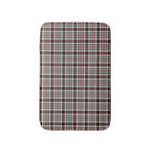 Grey and Red Scottish Pset Thompson Clan Tartan Badmat (Voorkant Verticaal)