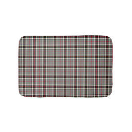 Grey and Red Scottish Pset Thompson Clan Tartan Badmat