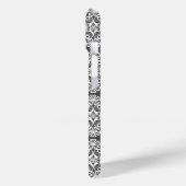 Grey and white lace pattern Case-Mate iPhone case (Achterkant / Links)