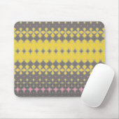 Grey and Yellow Stylish Mouse pad Muismat (Met muis)