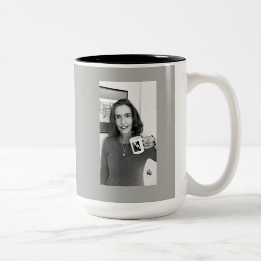 Grey Ann/Nancy/Freddy cup Tweekleurige Koffiemok (Rechts)