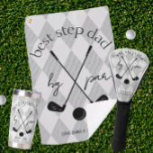 Grey Argyle Best By Par Gift voor hem Golfheadcover