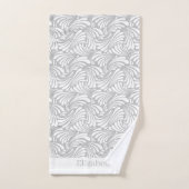 Grey Art Nouveau Bad Handdoek (Handdoek)