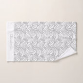 Grey Art Nouveau Bad Handdoek (Handdoek)