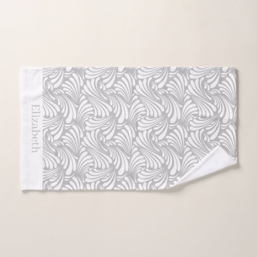 Grey Art Nouveau Bad Handdoek (Handdoek)