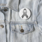 Grey Awareness Ribbon Button (In situ)