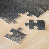 Grey Baboon kijkt naar je met zijn mond open Legpuzzel (Zijkant)