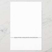 Grey Bar Mitzvah Budget Snoep Bar Wrapper w/ Stars Flyer (Achterkant)