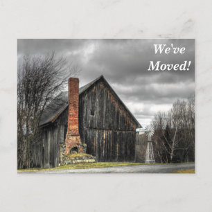 Grey Barn We hebben het nieuwe Briefkaart Adres ve