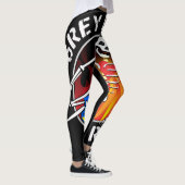 Grey Beret Unisex Tights Leggings (Rechts)