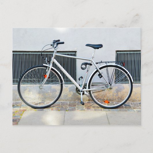 Grey Bicycle, Kopenhagen, Denemarken Briefkaart (Voorkant)
