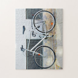 Grey Bicycle, Kopenhagen, Denemarken Legpuzzel