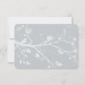 Grey Bird Branches RSVP (Achterkant)