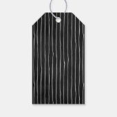 Grey Black Halloween Baby shower Dank u Cadeaulabel (Achterkant)