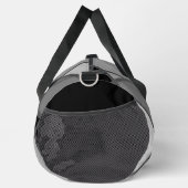 Grey Black Large Duffelbag beroemd gemaakt door Jo Plunjezak (Rechts)