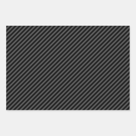 Grey & Black Wrapping Paper Sheets (Voorkant 3)