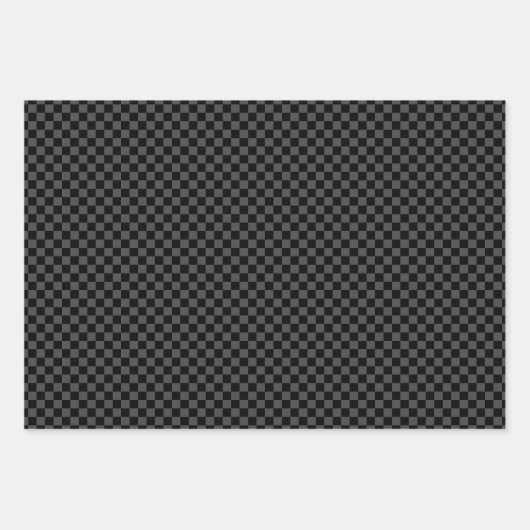 Grey & Black Wrapping Paper Sheets (Voorkant 2)