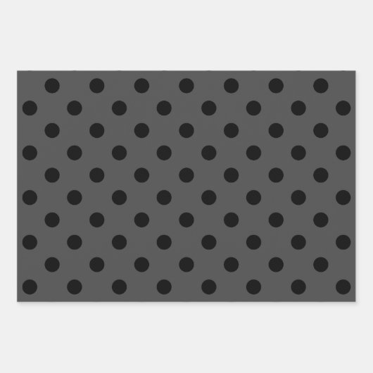 Grey & Black Wrapping Paper Sheets (Voorkant)