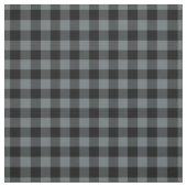 Grey Blue & Black Plaid Gingham Stof (Swatch)