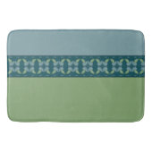 Grey Blue Turquoise en Green Badmat (Voorkant)