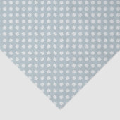 Grey Blue with White Daisy issue Paper Tissuepapier (Detail)