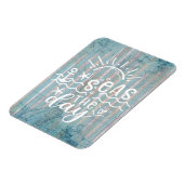 Grey Blue Zeeen de dagcruise Magneet (Linkerzijde)