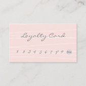 Grey Blush Elegant Klantenkaartje (Voorkant)