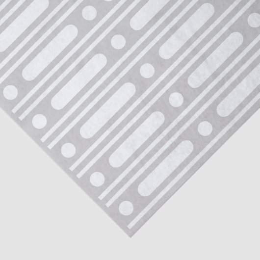 Grey Bone Inlay Dots Border Decoupage Paper Tissuepapier (Detail)