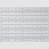 Grey Bone Inlay Floral Border Decoupage Paper Tissuepapier (Voorkant)