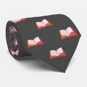 Grey Book Lover's Novelist Work, Afstuderen Gift Stropdas (Opgerold)