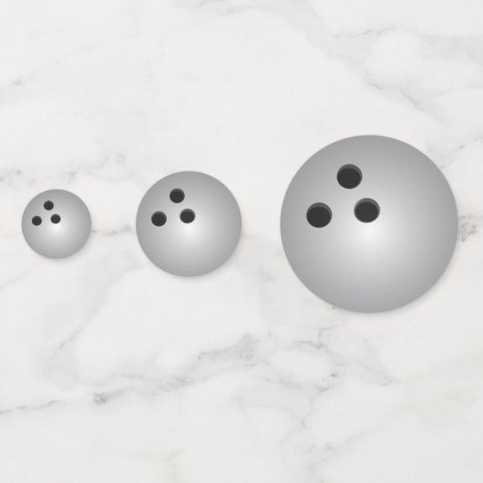 Grey Bowling Ball Confetti (Voorkanten)