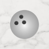 Grey Bowling Ball Confetti (Kleine voorkant)