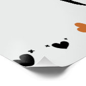 Grey Boys Spooky One Halloween 1e Verjaardag Perfect Poster (Hoek)