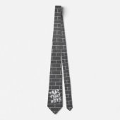 Grey Brick Wall Stropdas (Voorkant)