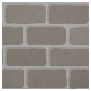 Grey Brickwall Stof