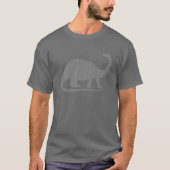 Grey Brontosaurus T-shirt (Voorkant)