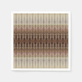 Grey Brown Modern en Elegant Servet (Voorkant)