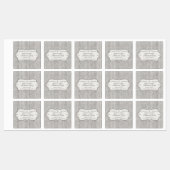 Grey Business Solopreneur Handgemaakte Zeep Labels (Vel)