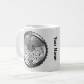 Grey caduceus Hospice Nurse Koffiemok (Voorkant links)
