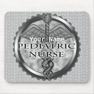 Grey caduceus Paediatric Nurse Muismat
