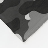 Grey Camouflage Fleece Blanket (Hoek)