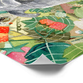 Grey Cat in het poster van de Strawberry Patch (Hoek)