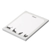 Grey Cat Notitieblok (Linkerzijde)