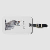 Grey Cat Spint Bagagelabel (Voorkant (horizontaal))