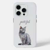 Grey Cat Spint Case-Mate iPhone Case (Achterkant)