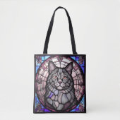 Grey Cat  Tote Bag (Voorkant)